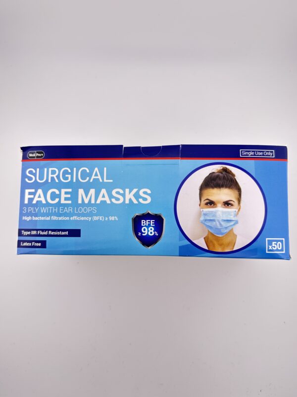 Surgical Face Masks - Type IIR Certified x 50