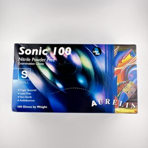 Sonic 100 Gloves Nitrile Powder Free– Size Small – Non Sterile – (100pcs)