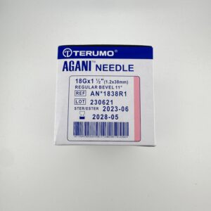 Terumo Agani Pink Needles 18g x 1.5" x 100